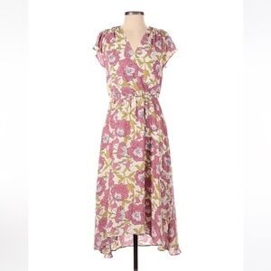 ⚫️ LEITH blush floral pink maxi dress​​
